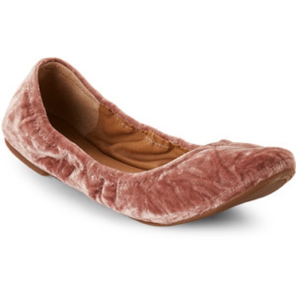 lucky brand velvet flats